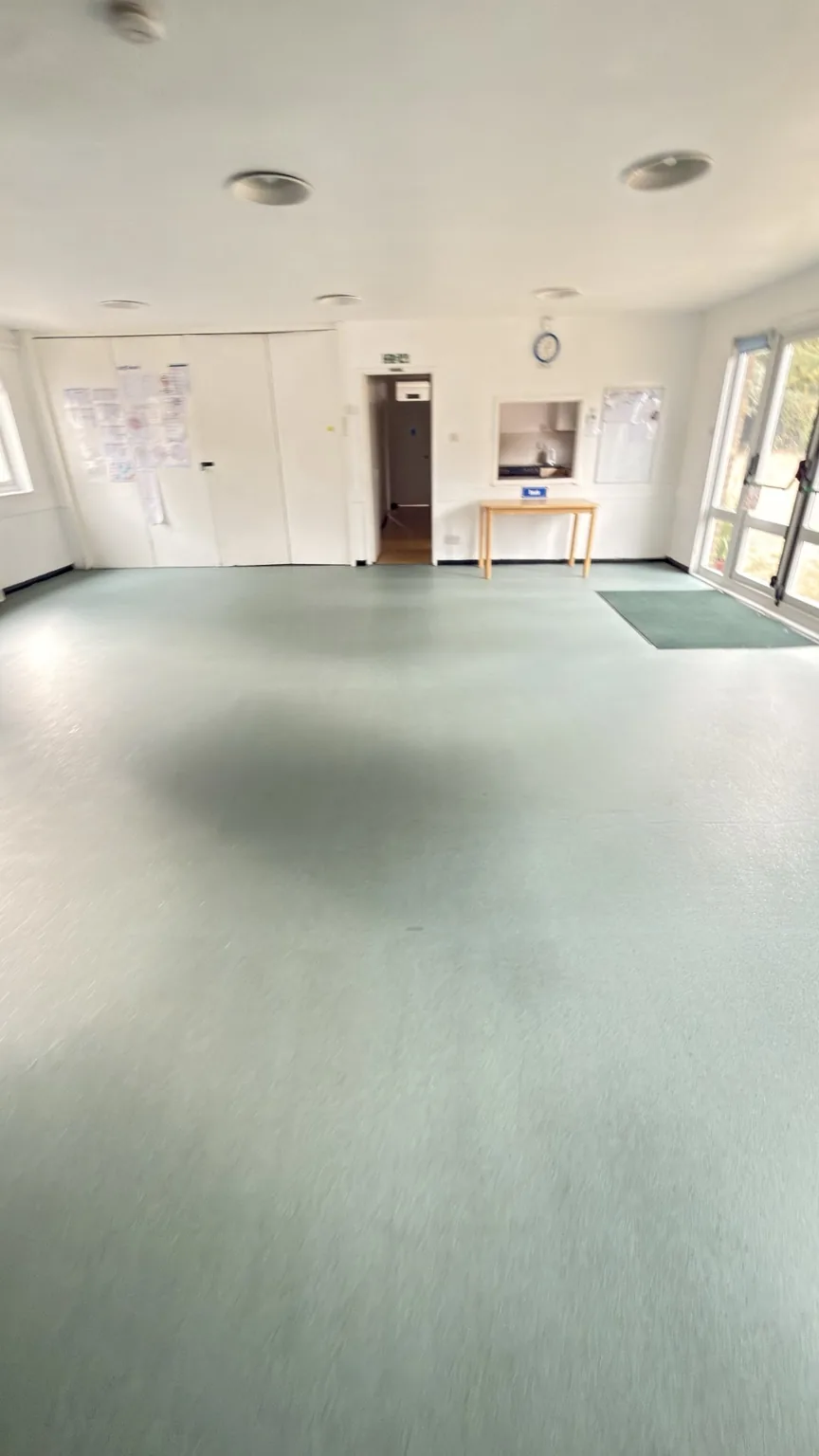 Commercial school hall cleaning result by RASO